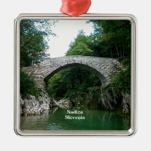 Nadiza Slovenia Nadiza River Metal Ornament