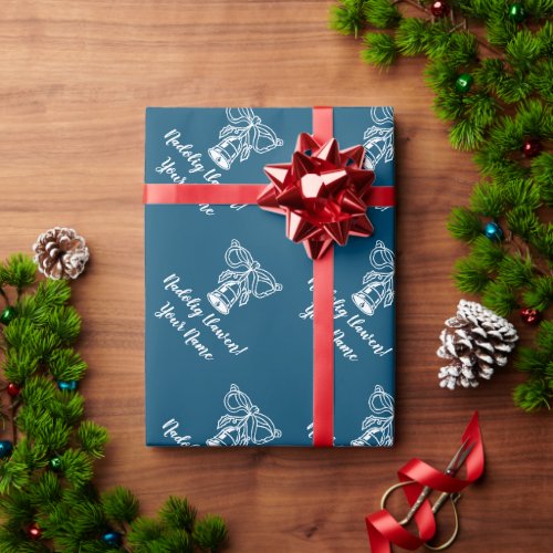 Nadolig Llawen Welsh Merry Christmas custom Wrapping Paper