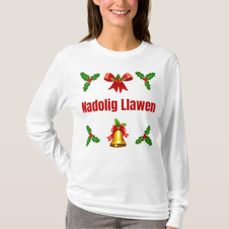 Nadolig Llawen - womens long sleeve T-Shirt