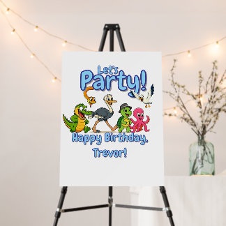 Nae Nae & Lulu Adventures Birthday Sign