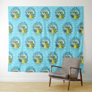 Nae Nae & Lulu Adventures Tapestry Background
