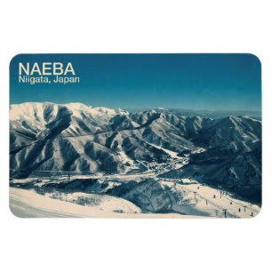 Naeba 苗場 Niigata 新潟 1 - Fridge Magnet