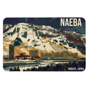 Naeba 苗場 Niigata 新潟 2 - Fridge Magnet