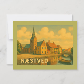 Næstved Denmark Church Postcard
