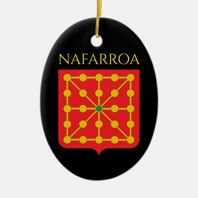 Nafarroa Ceramic Ornament (Front)