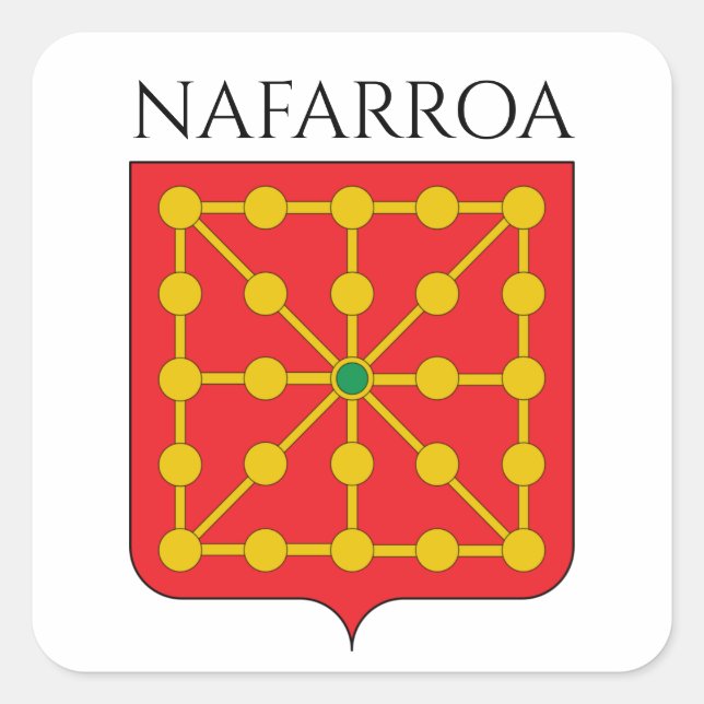 Nafarroa Square Sticker (Front)