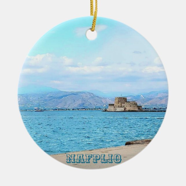 Nafplio Greece Souvenir Ornament (Front)