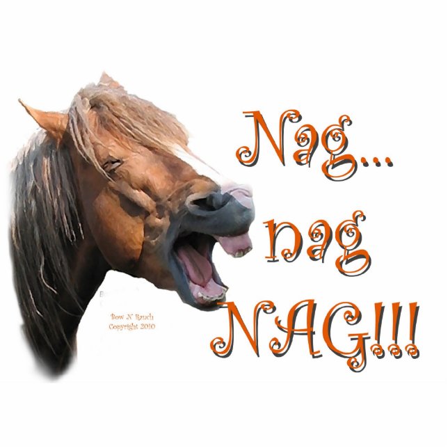 Nag 1 Funny Horse Cutout (Front)