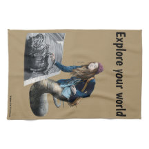 Naga Explore World Travel Fantasy Kitchen Towel