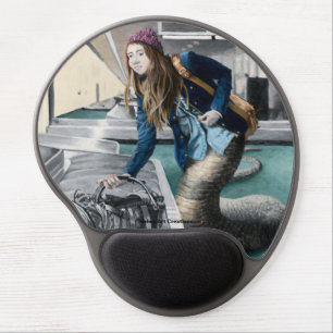 Naga Exploring World Travel Fantasy Gel Mousepad