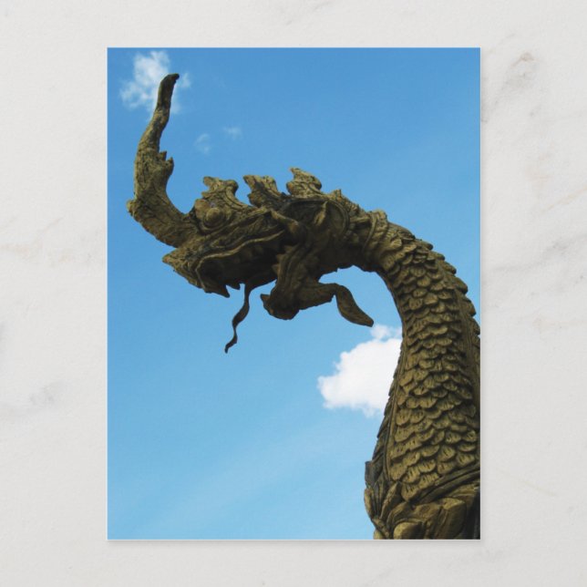 Naga ... Pha That Luang Stupa, Laos Postcard (Front)