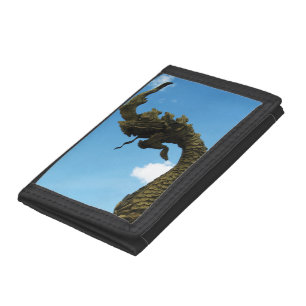 Naga ... Pha That Luang Stupa, Laos Tri-fold Wallet