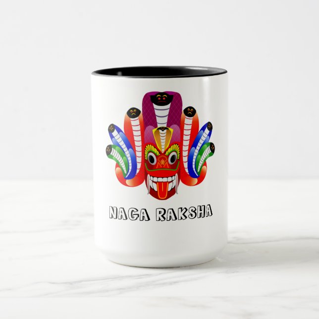 Naga Raksha (Sri Lanka devil / yaka) design   Mug (Center)