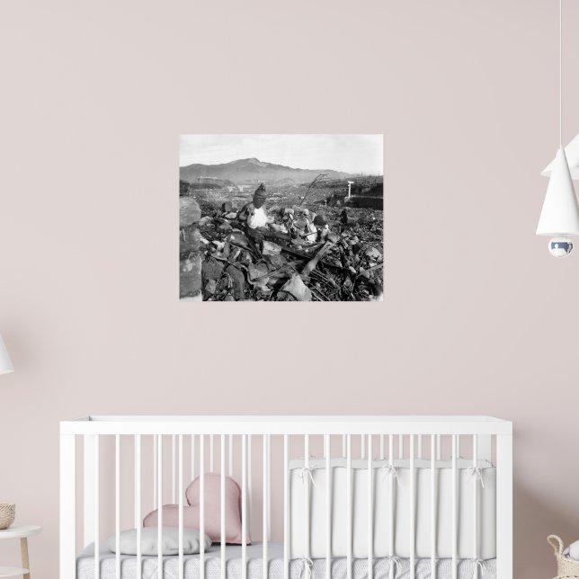 Nagasaki Japan After the Atomic Bomb Poster | Zazzle