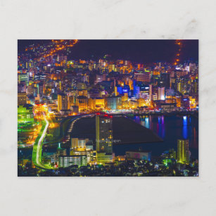 Nagasaki Japan at night Postcard