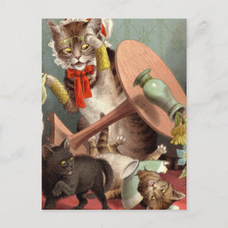 Naghty Cats postcard