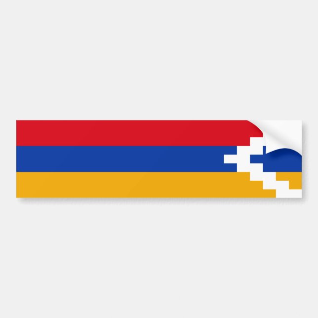Nagorno Karabakh Flag Bumper Sticker (Front)