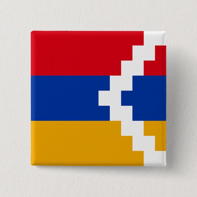 Nagorno Karabakh Flag Button (Front)