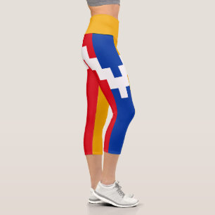 Nagorno Karabakh Flag Capri Leggings