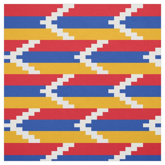 Nagorno Karabakh Flag Fabric (Swatch)