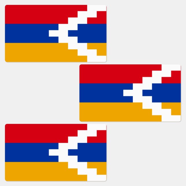 Nagorno Karabakh Flag Labels (Group)