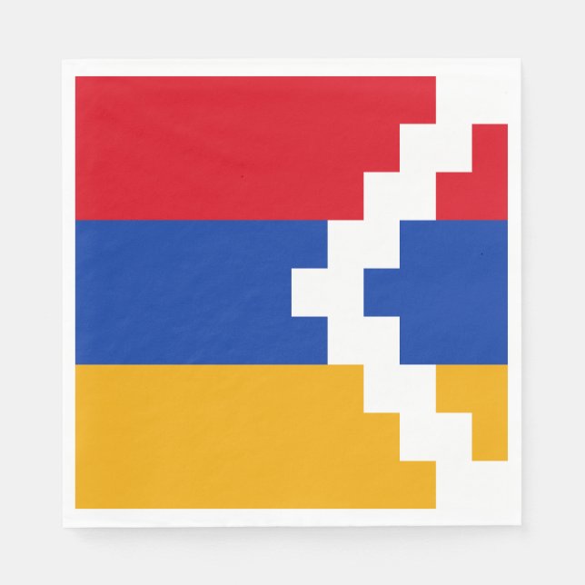 Nagorno Karabakh Flag Napkins (Front)