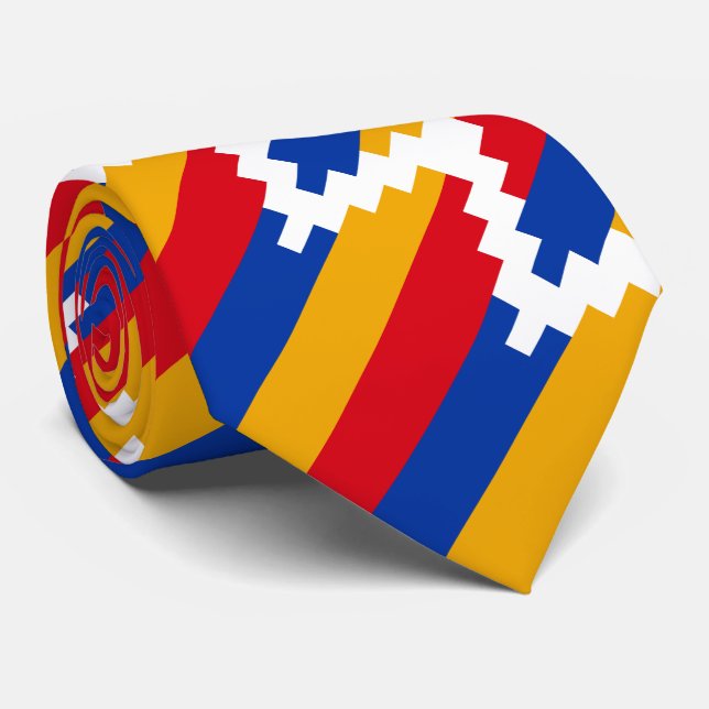 Nagorno Karabakh Flag Neck Tie (Rolled)