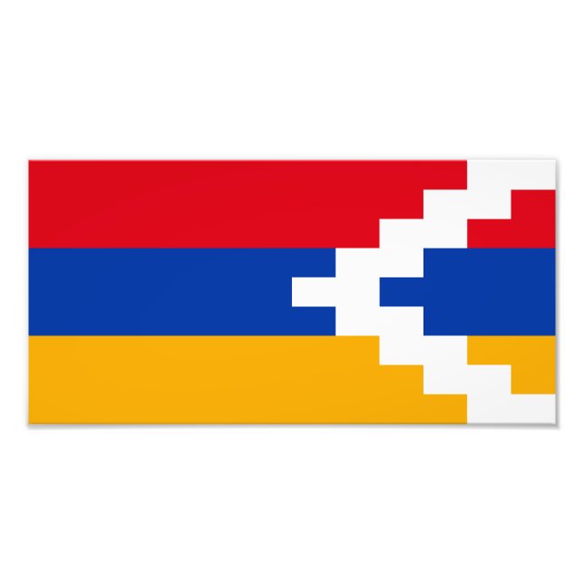 Nagorno Karabakh Flag Photo Print (Front)