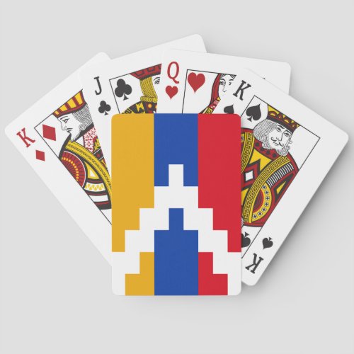 Nagorno Karabakh Flag Poker Cards