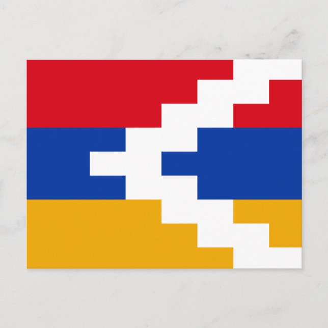 Nagorno Karabakh Flag Postcard (Front)