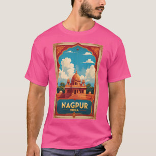 Nagpur India Vintage Travel Tourism T-Shirt
