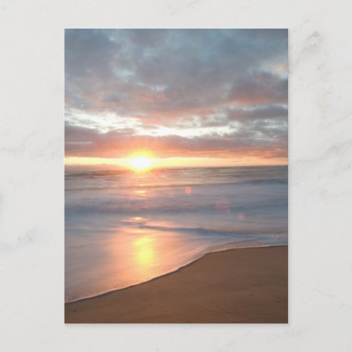 nags head beach sunrise postcard