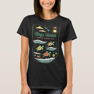 Nags Head Nc Cute Beach Vacation Sea Turtle Lover T-Shirt
