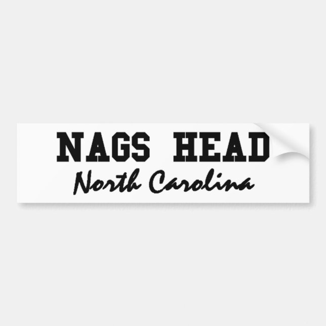 Nags Head North Carolina Bumper Sticker (Front)