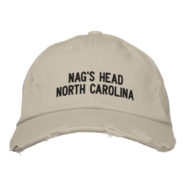 Nag's Head, North Carolina Embroidered Baseball Cap (Front)