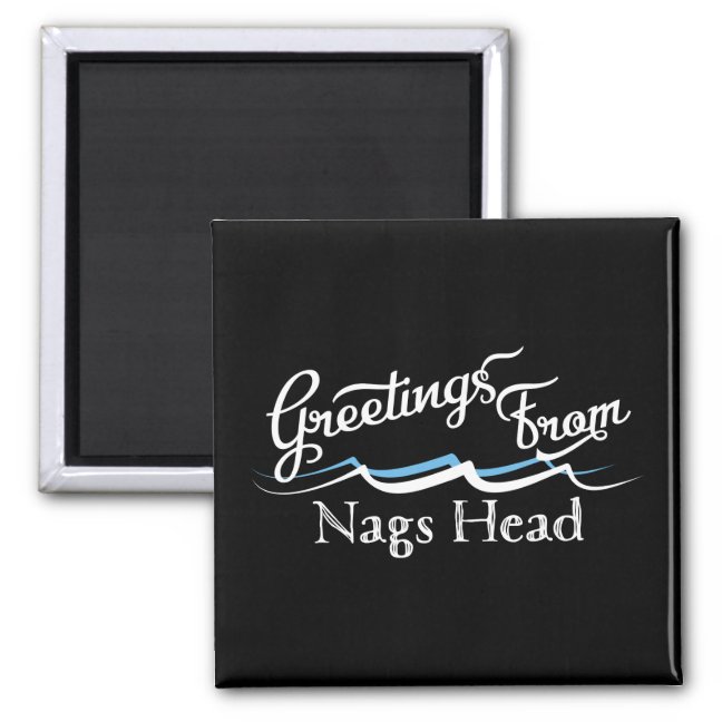 Nags Head Magnet - Water Waves