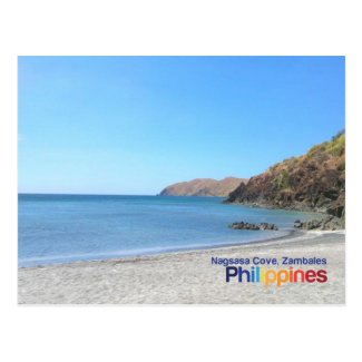 Nagsasa Cove, Zambales Philippines Postcard