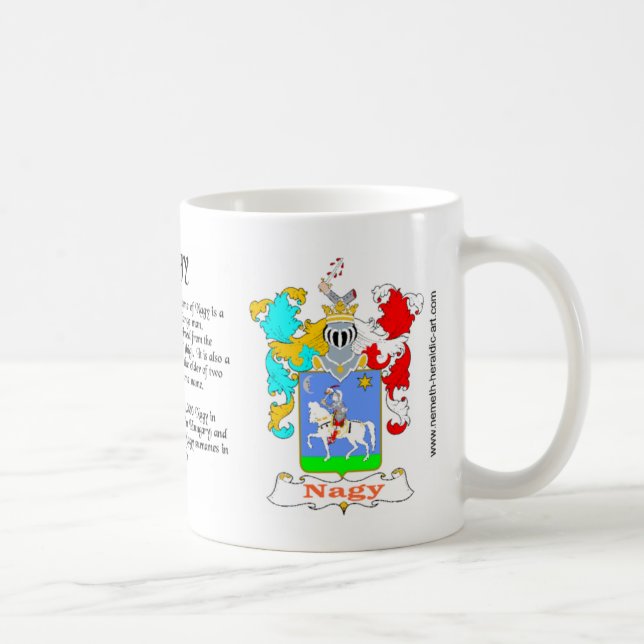 Nagy Family Crest Mug (Right)