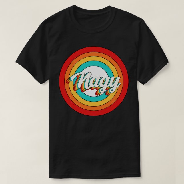 Nagy Name Shirt Vintage Nagy Circle (Design Front)