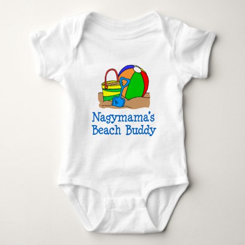 Nagymama Beach Buddy Baby Bodysuit