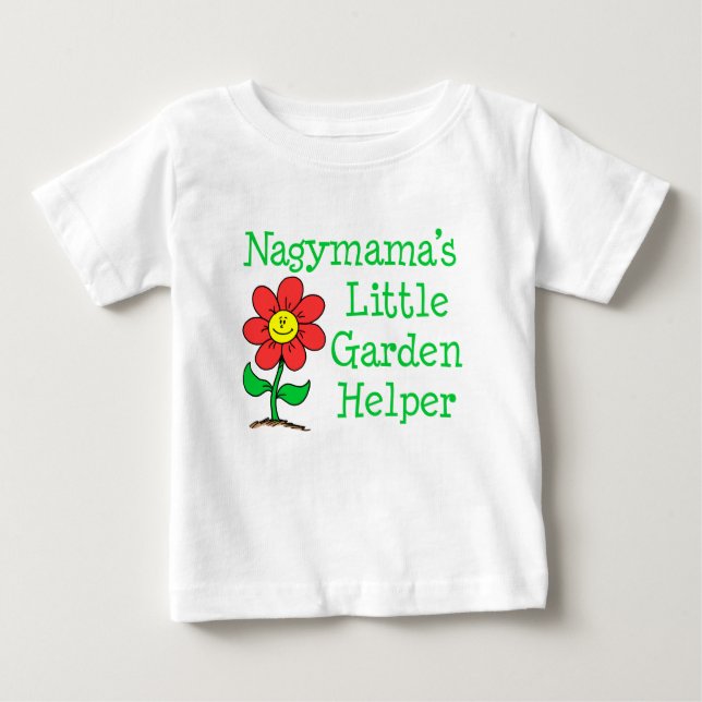 Nagymama Little Garden Helper Baby T-Shirt (Front)