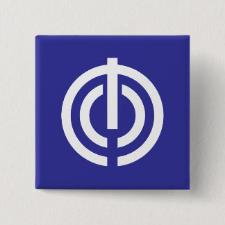 Naha, Okinawa, Japan flag Pinback Button
