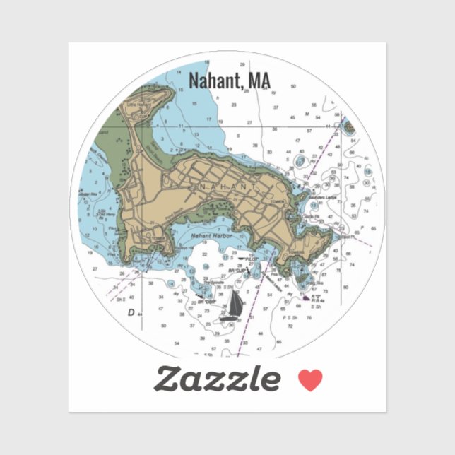 Nahant Mass Chart Sticker (Sheet)