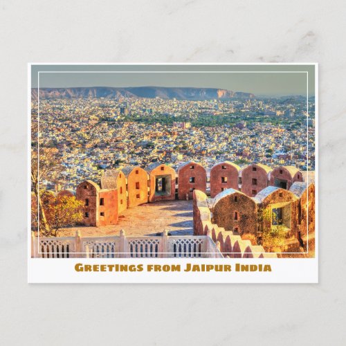 Nahargarh Fort in Jaipur India Postcard