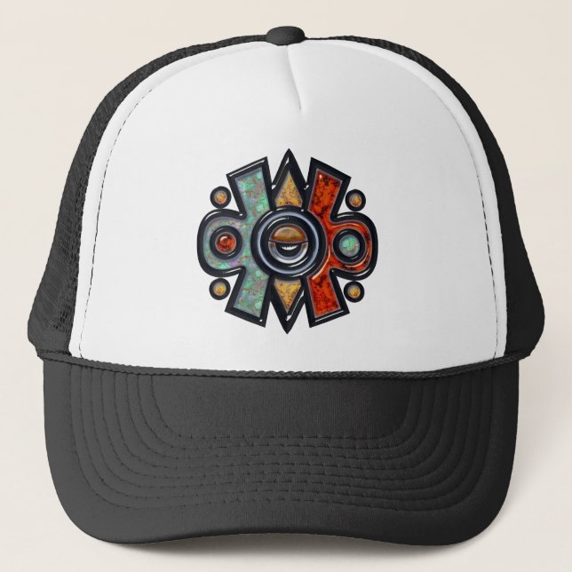 Nahui Ollin Trucker Hat (Front)