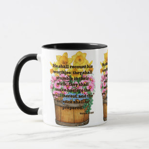 Nahum 2:5 KJV Bible Verse Christian Scripture Pic Mug