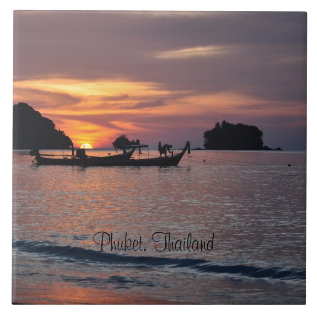 Nai Yang Beach, Phuket, Thailand  Ceramic Tile (Front)