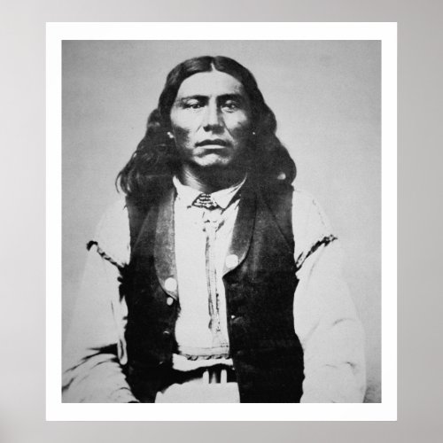 Naiche d1874 Chief of the Chiricahua Apaches of Poster