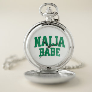 Naija Babe Nigerian Pride Pocket Watch