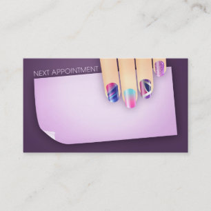Nail Art Appointment & Business Card
